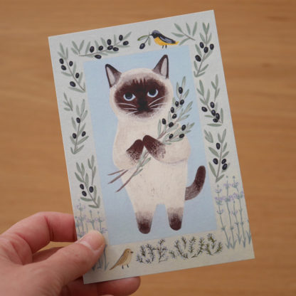 Postales - #12 Siamese cat