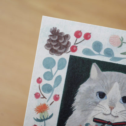 Postal+memo set #13 Long-haired cat - Imagen 3