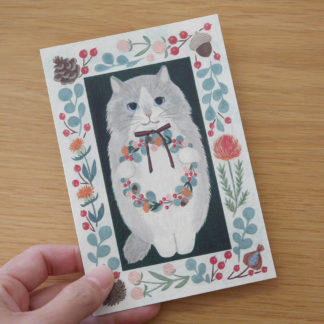 Postal+memo set #13 Long-haired cat