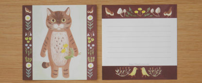 Postal+memo set #01 Kiji tiger - Imagen 3