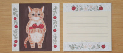 Postal+memo set #10 Brown tiger - Imagen 5
