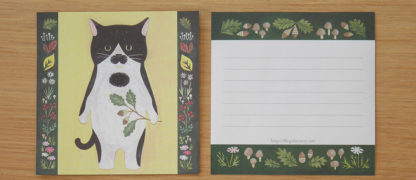 Postal+memo set #02 bull cat - Imagen 3