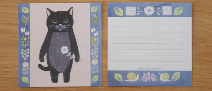 Postal+memo set #04 Kuroneko - Imagen 3