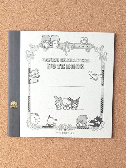 Cuaderno cuadrado en blanco Hello Kitty and friends