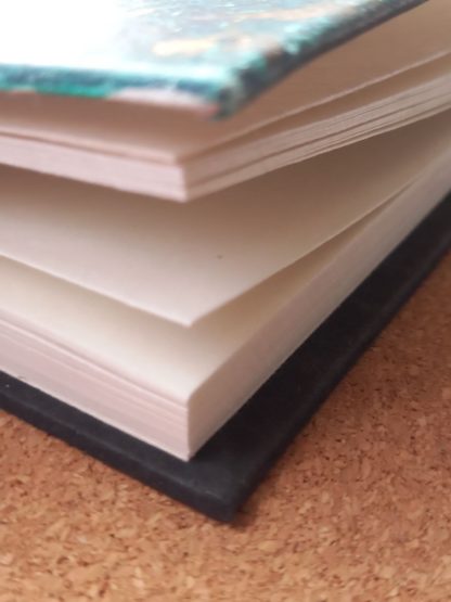 Diario A5 con tapa de bailarina étnica pintado a mano - Imagen 9