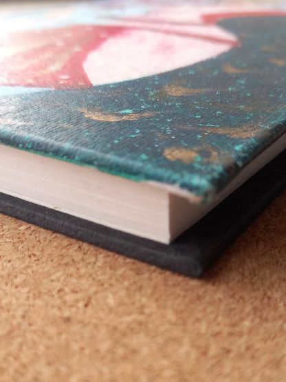 Diario A5 con tapa de bailarina étnica pintado a mano - Imagen 7