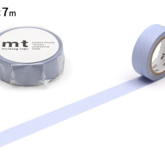 cinta de washi mt 15mm x 7m color sólido - pastel ultra marine