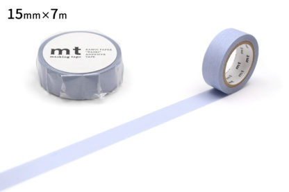 cinta de washi mt 15mm x 7m color sólido - pastel ultra marine