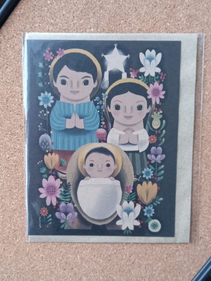 Tarjeta navideña - Filipiniana Holy Family