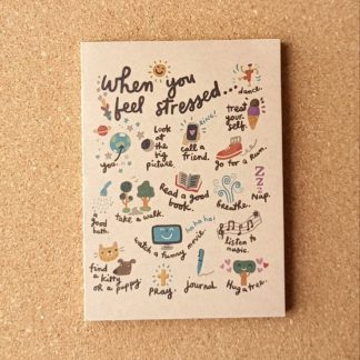 cuaderno ecológico - Dear Me Notebook - When You Feel Stressed