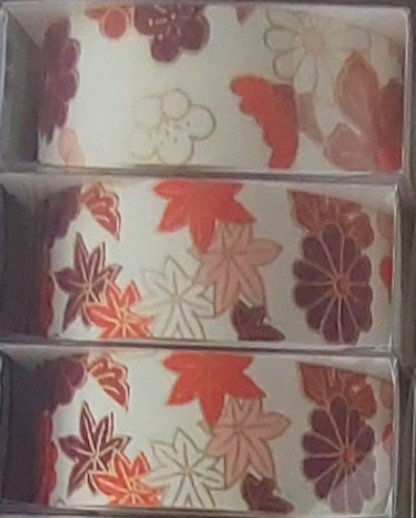 Cinta decorativo papel japonés Yuzen - chic - naranja