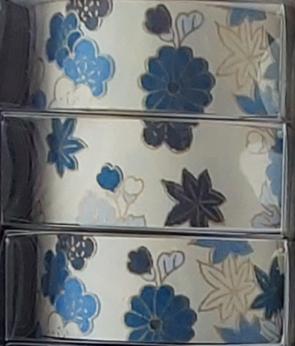 Cinta decorativo papel japonés Yuzen - chic - azul