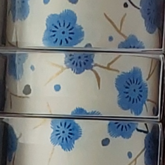 Cinta decorativo papel japonés Yuzen - chic - sakura - azul