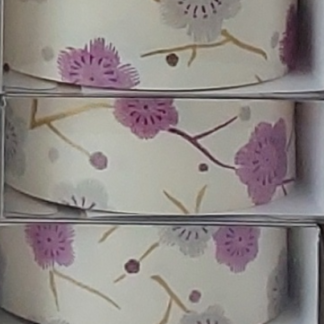 Cinta decorativo papel japonés Yuzen - chic - sakura - fucsia