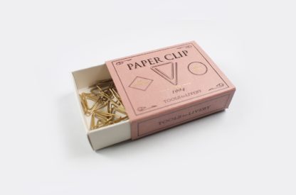 clips de papel metálico dorado - diseño vintage - Imagen 5