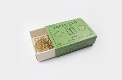clips de papel metálico dorado - diseño vintage - Imagen 7