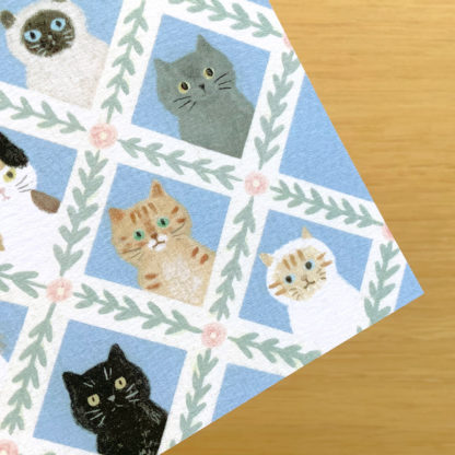 set de stickers - carita de gatos - Imagen 2