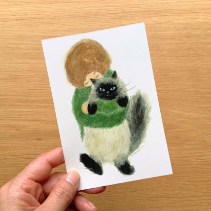 Postales - nosotros y el gato 01