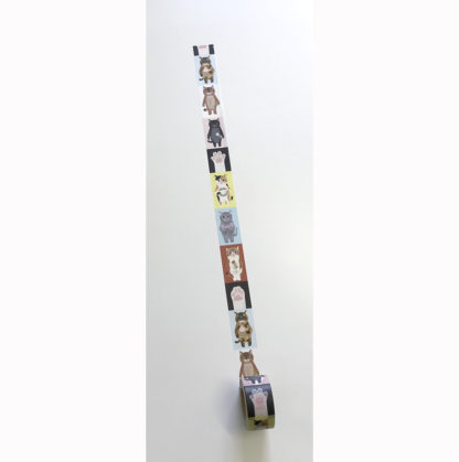 Washi tape - gatos grupo A 24mm - Imagen 7