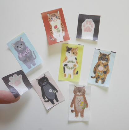 Washi tape - gatos grupo A 24mm - Imagen 9