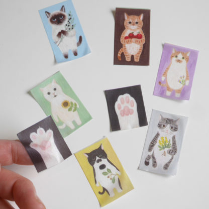 Washi tape - gatos grupo B 24mm - Imagen 8