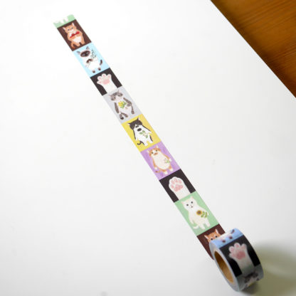 Washi tape - gatos grupo B 24mm - Imagen 7