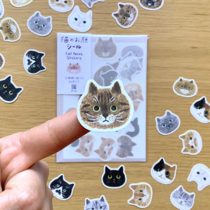 set de stickers - carita de gatos - Imagen 20