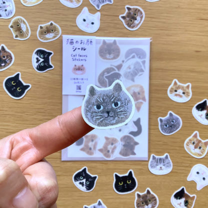 set de stickers - carita de gatos - Imagen 10