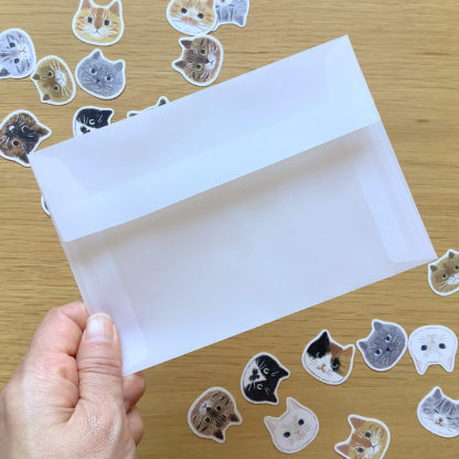 set de stickers - carita de gatos - Imagen 8