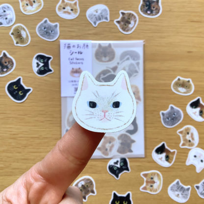 set de stickers - carita de gatos - Imagen 16