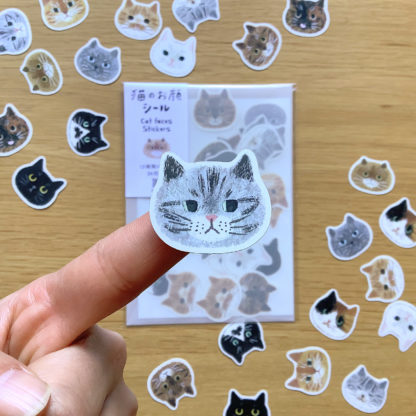 set de stickers - carita de gatos - Imagen 15