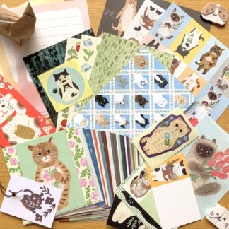 set de papeleria - gatos