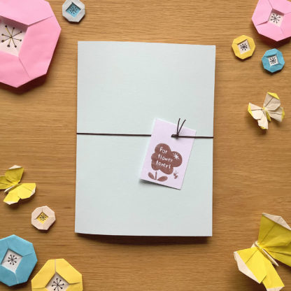 set de papeleria - flores - Imagen 3