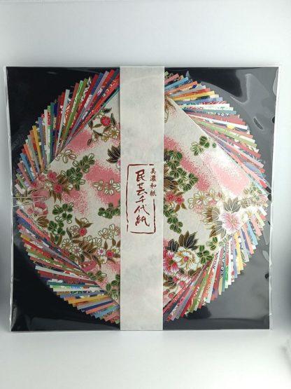 Set de Washi Chiyogami y Mino 15x15cm - 40 hojas - Imagen 5