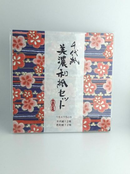 Set de Washi Chiyogami y Mino 15x15cm - 24 hojas - Imagen 7