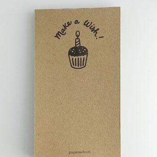 bloc de nota ecológico – Make a wish