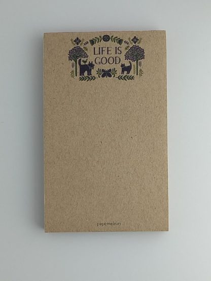 bloc de nota ecológico – Life is Good