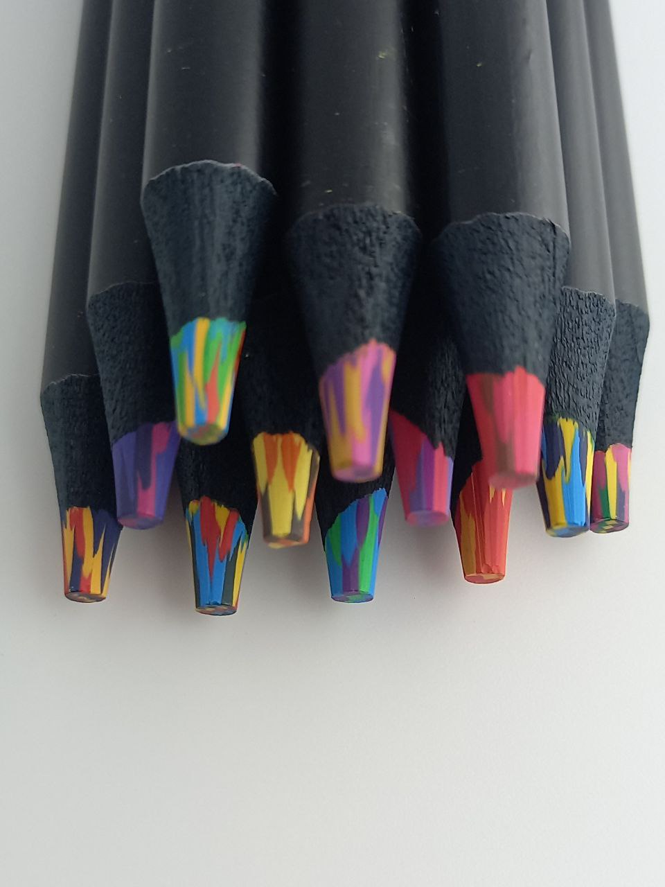 Lapices set de 12 de varios patrones de colores