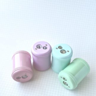 Sacapuntas color pastel - doble
