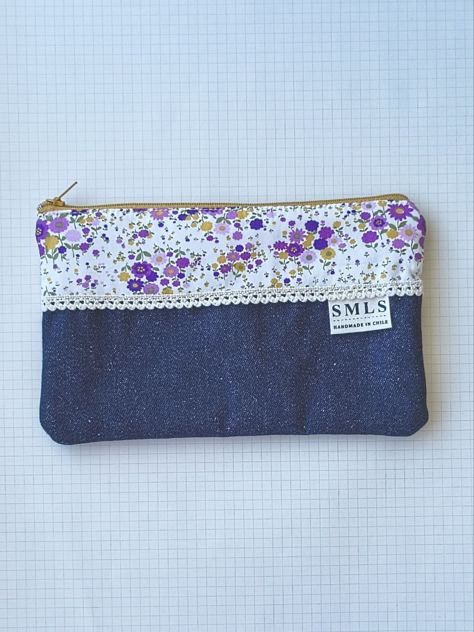 Estuche Artesanal SMLS flores - Exclusivo en Casa Gawâ