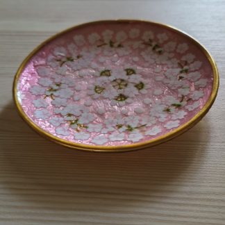 platito de capiz - sakura