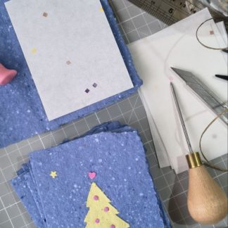 tarjetas de saludos - Navidad - hecho a mano