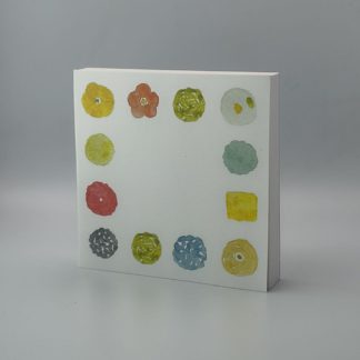 bloc de notas - dulces y flores