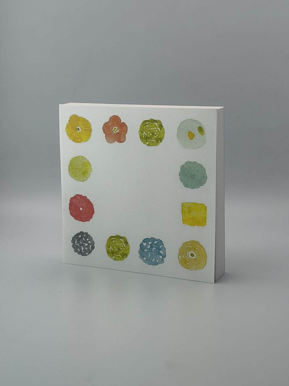 bloc de notas - dulces y flores