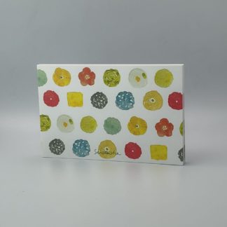 mini libro de tarjetas - dulces y flores