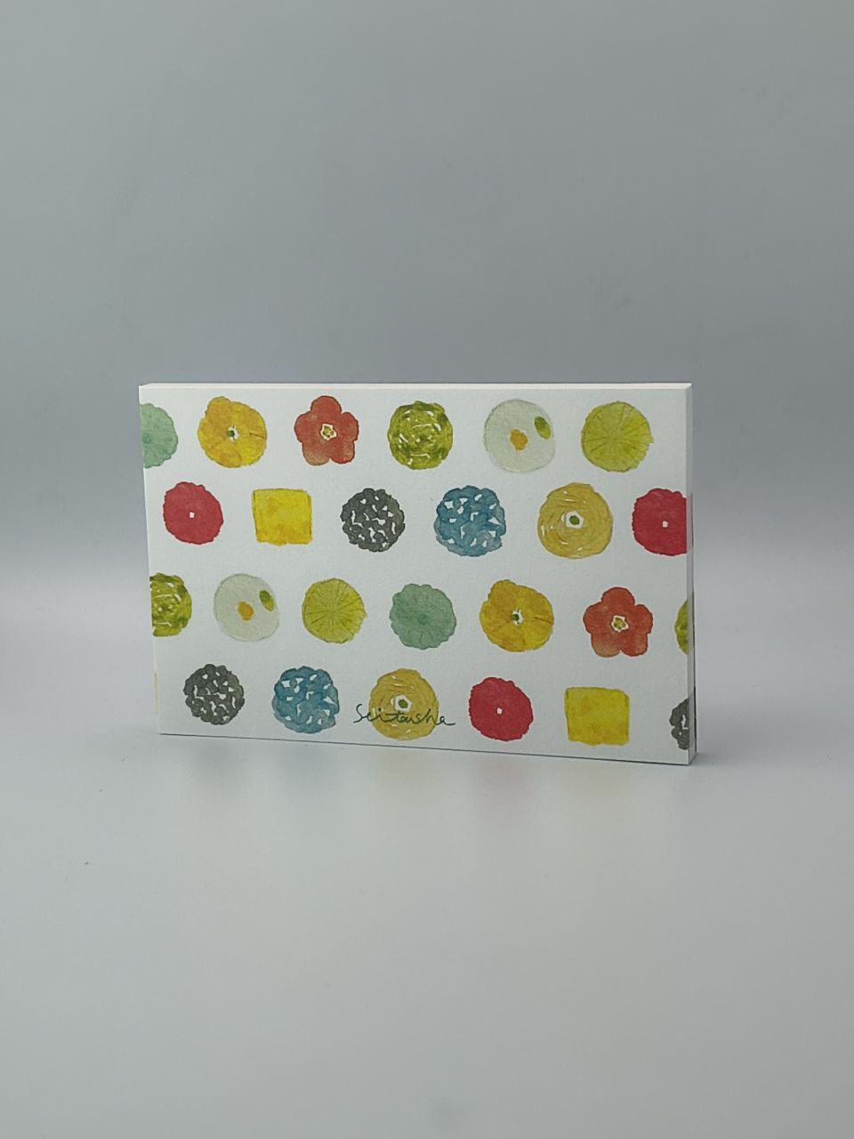 mini libro de tarjetas - dulces y flores