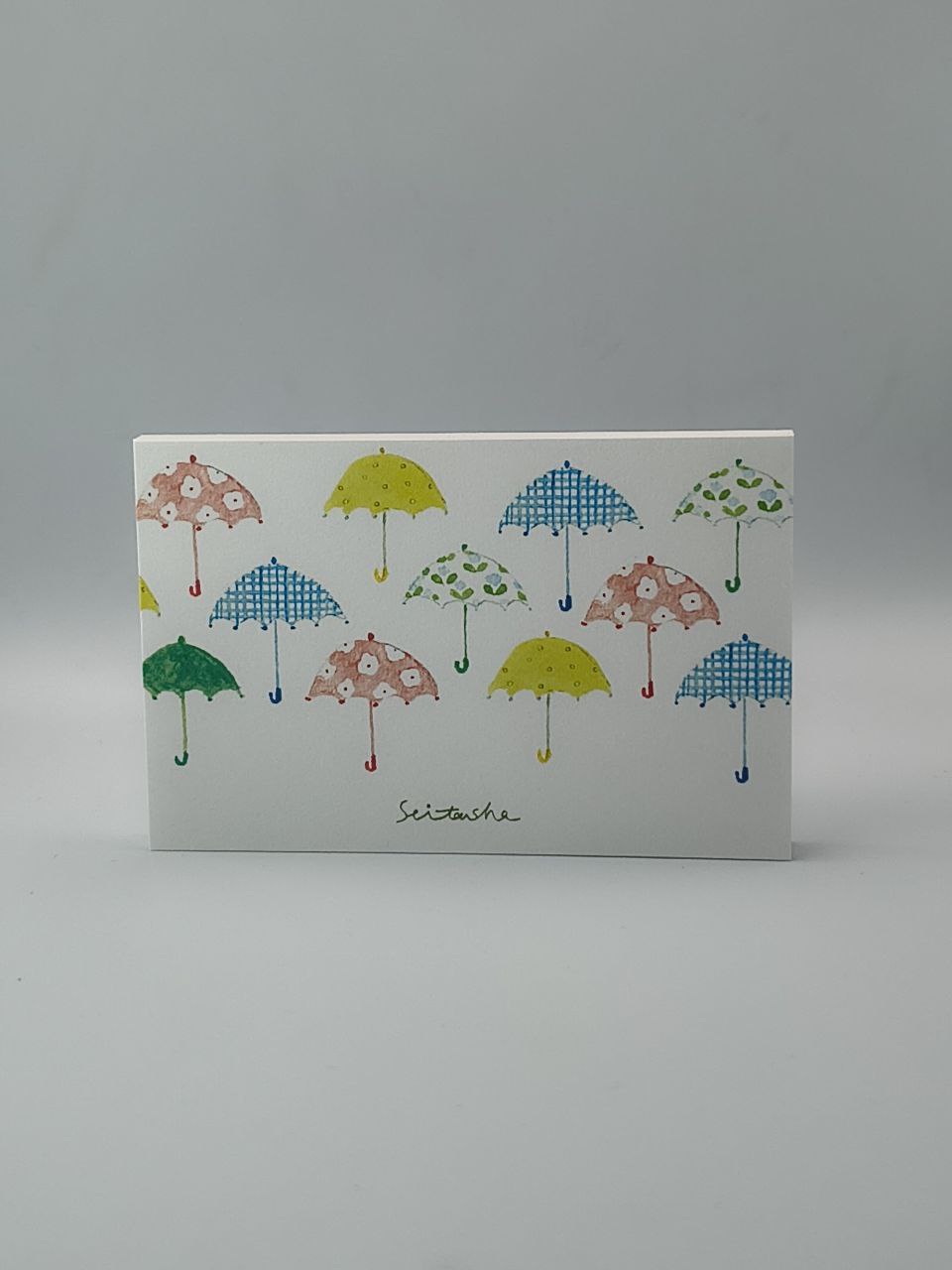 mini libro de tarjetas - parasol