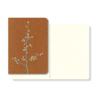 RO-BIKI Note Shape 5mm dots - B7 - Branch flowers