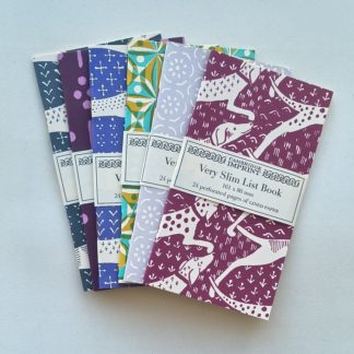 Very Slim List Book